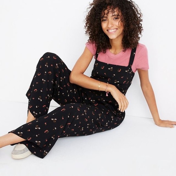 Madewell Pants - Madewell smocked crop jumpsuit